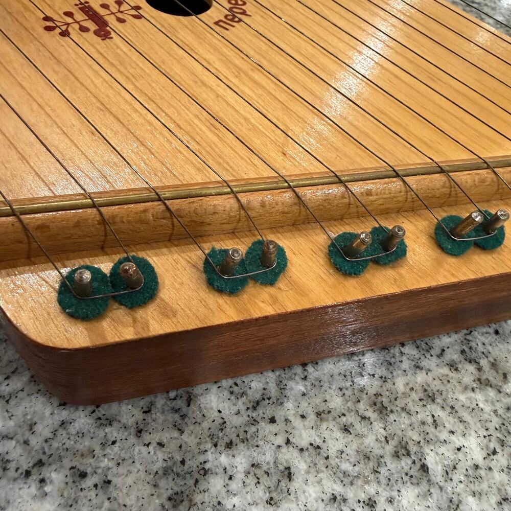 VTG Nepenenoyka Music Maker 15-String Zither Wooden Lap Harp Musical 
Instrument - Picture 12 of 15